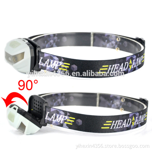 Wholesale Headlight Camping Dual Light Source Led USB Rechargeable Headlamp